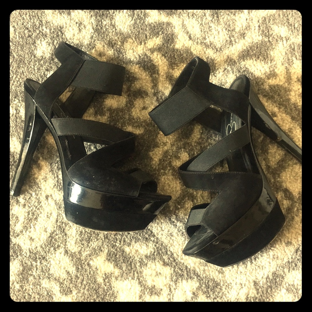 Jessica Simpson platform heels